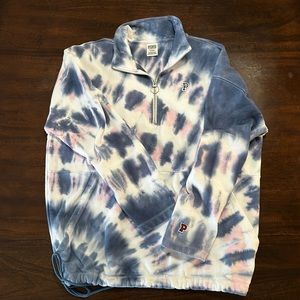 PINK Victorias Secret tie dye pullover sweatshirt.